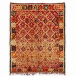Antique Distressed Rug 6.7x9 ft — 205x280 cm