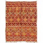 Antique Geometric Carpet 6.5x12.8 ft — 200x390 cm