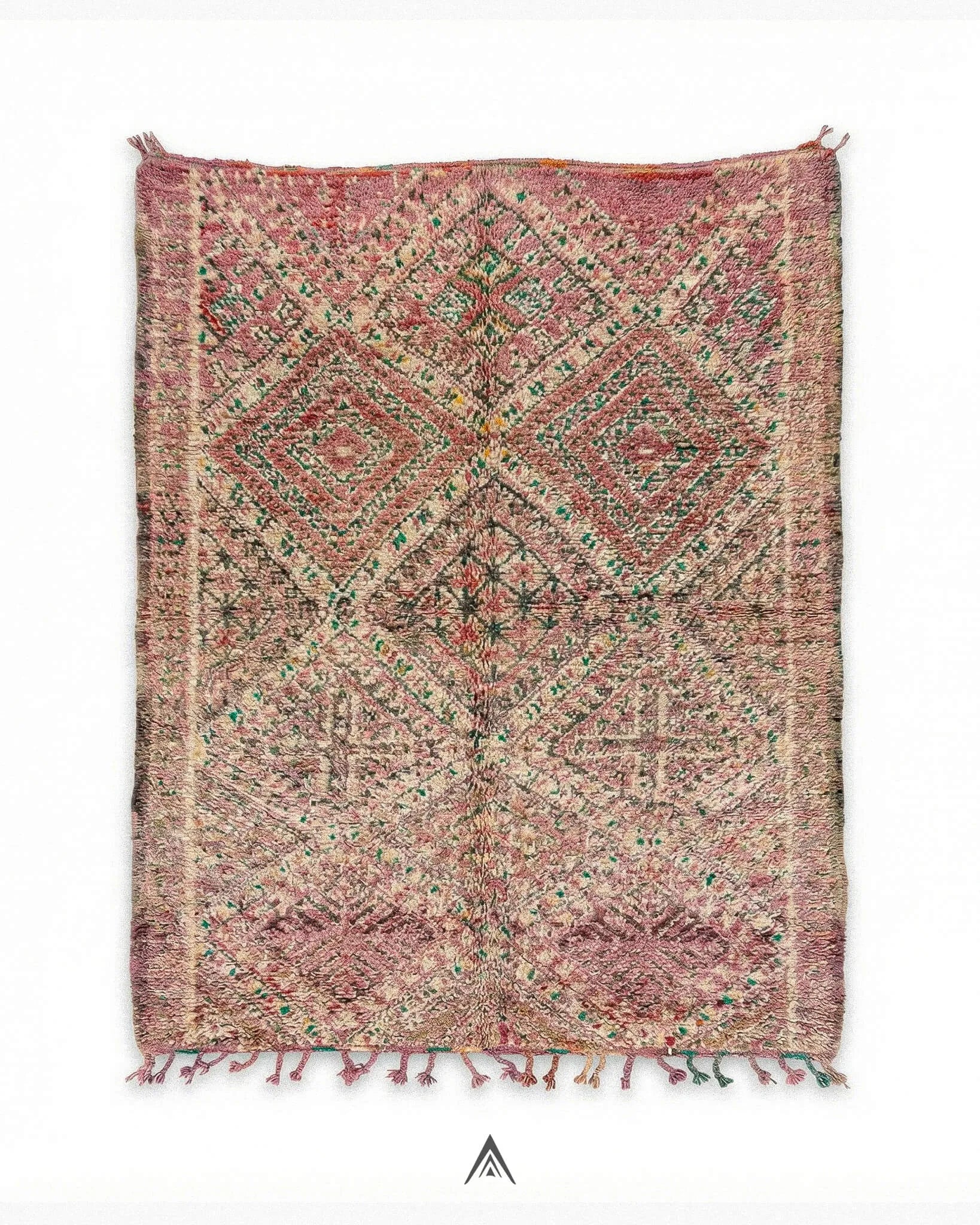 Classic-Vintage-Rug-6_5x11_8-ft-200x360-cm-Berber-Handicraft-Vintage.jpg Classic Vintage Rug 6.5x11.8 ft — 200x360 cm - Image 1