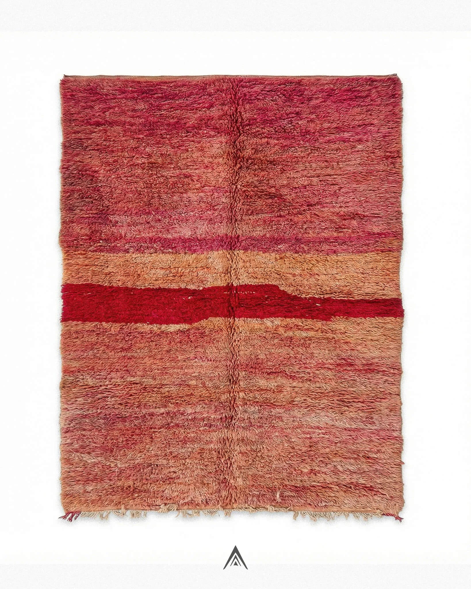 Heritage-Berber-Carpet-5_4x12-ft-165x365-cm-Berber-Handicraft-Vintage.jpg Heritage Berber Carpet 5.4x12 ft — 165x365 cm - Image 1