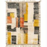 Moroccan Abstract Rug 6.6x9 ft - 203x275 cm