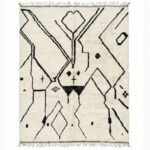 Moroccan Striped Rug 8.5x11 ft - 260x335 cm