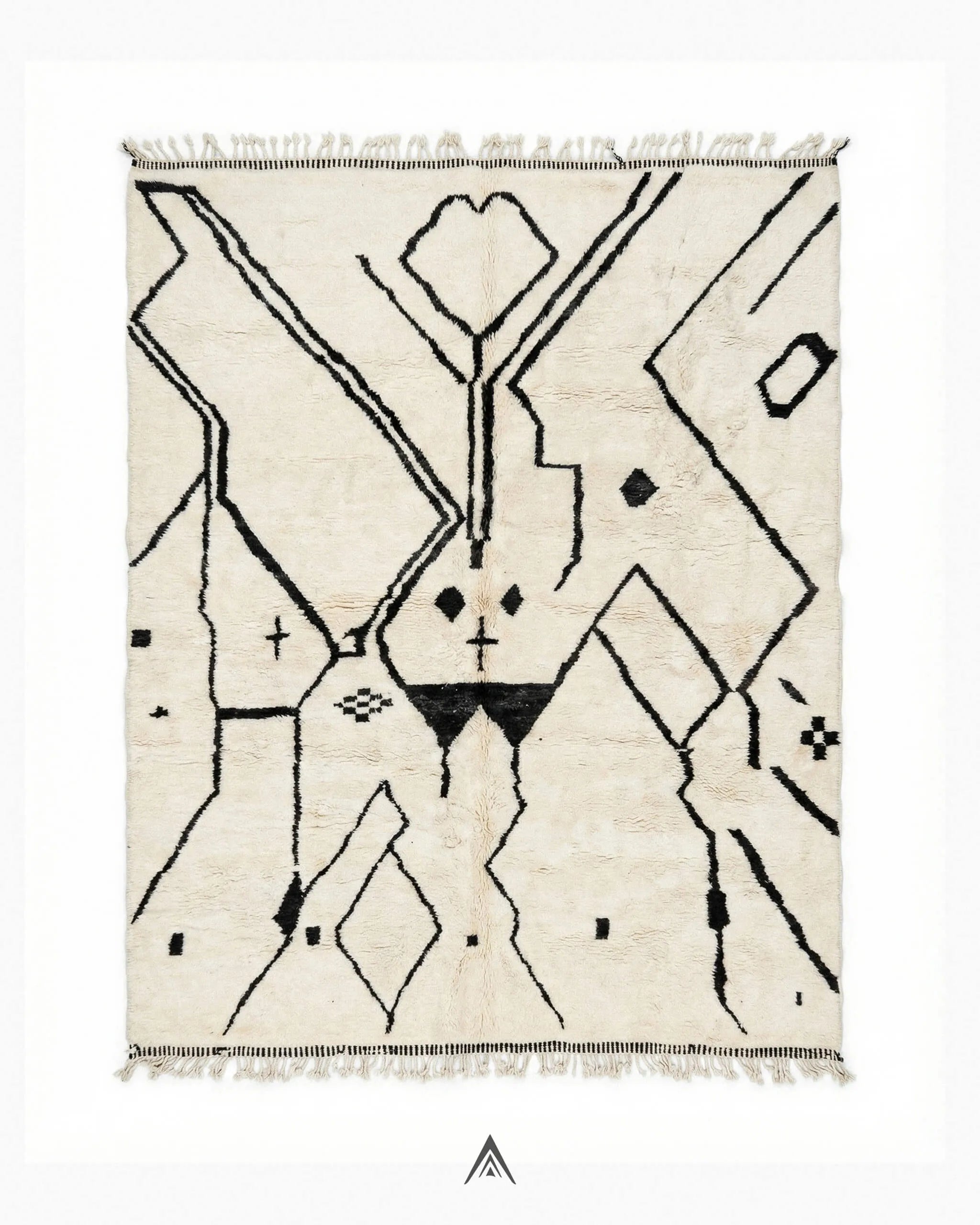 Moroccan-Striped-Rug-8_5x11-ft-260x335-cm-Berber-Handicraft.jpg Moroccan Striped Rug 8.5x11 ft - 260x335 cm - Image 1
