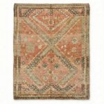 Vintage Aged Carpet 5.4x8.5 ft — 165x260 cm
