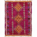 Vintage Berber Area Rug 6.4x15.4 ft — 196x470 cm