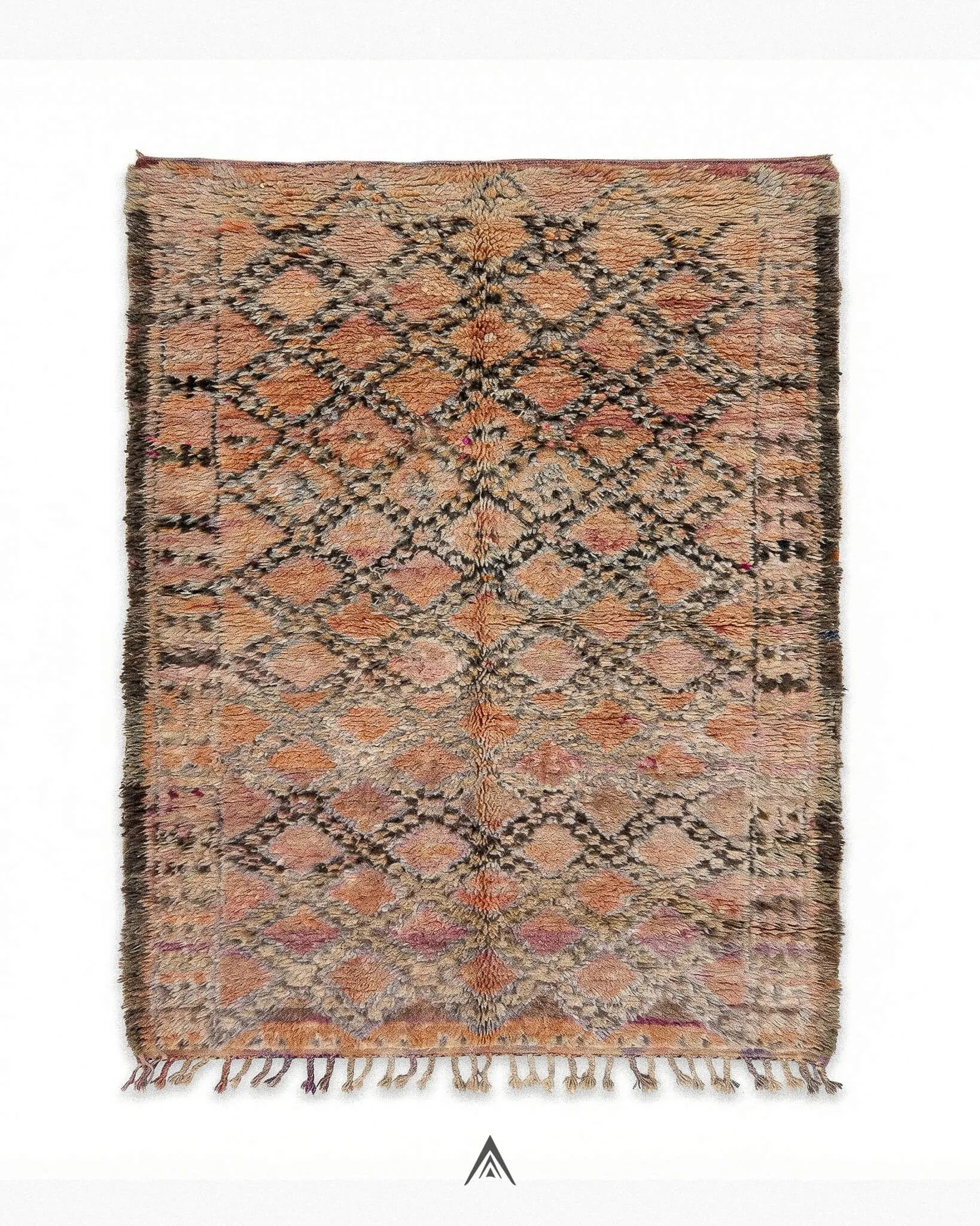 Vintage-Handwoven-Rug-5_5x12_13-ft-170x370-cm-Berber-Handicraft-Vintage.jpg Vintage Handwoven Rug 5.5x12.13 ft — 170x370 cm - Image 1