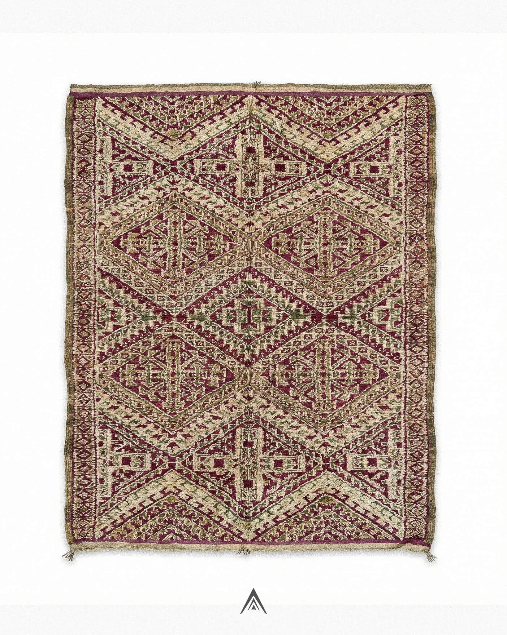 Vintage-Living-Room-Rug-6x11_8-ft-185x360-cm-Berber-Handicraft-Vintage.jpg Vintage Living Room Rug 6x11.8 ft — 185x360 cm - Image 1