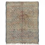 Vintage Moroccan Carpet 6.7x12 ft — 204x370 cm